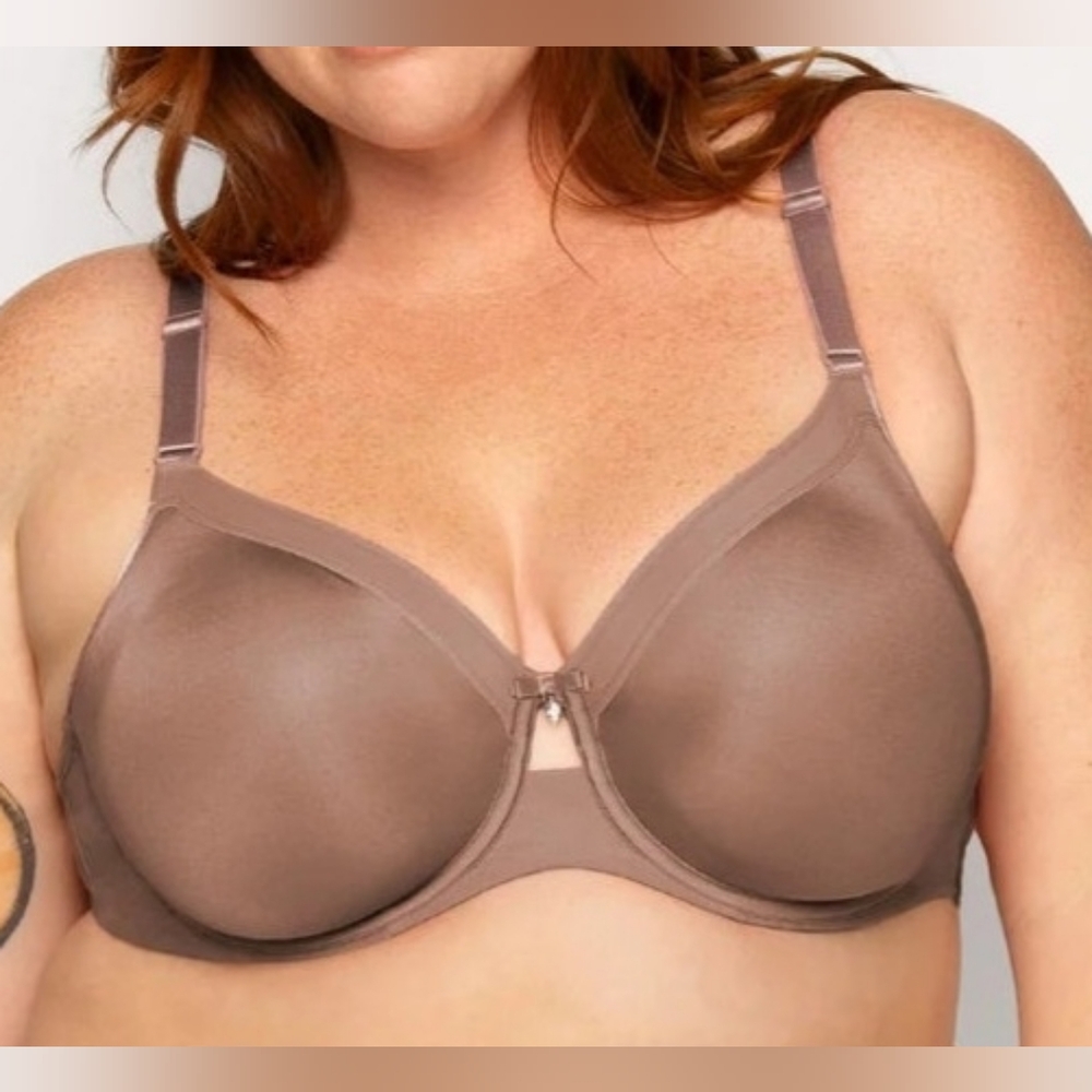🌻CURVY COUTURE OPAQUE UNLINED BRA 44C
